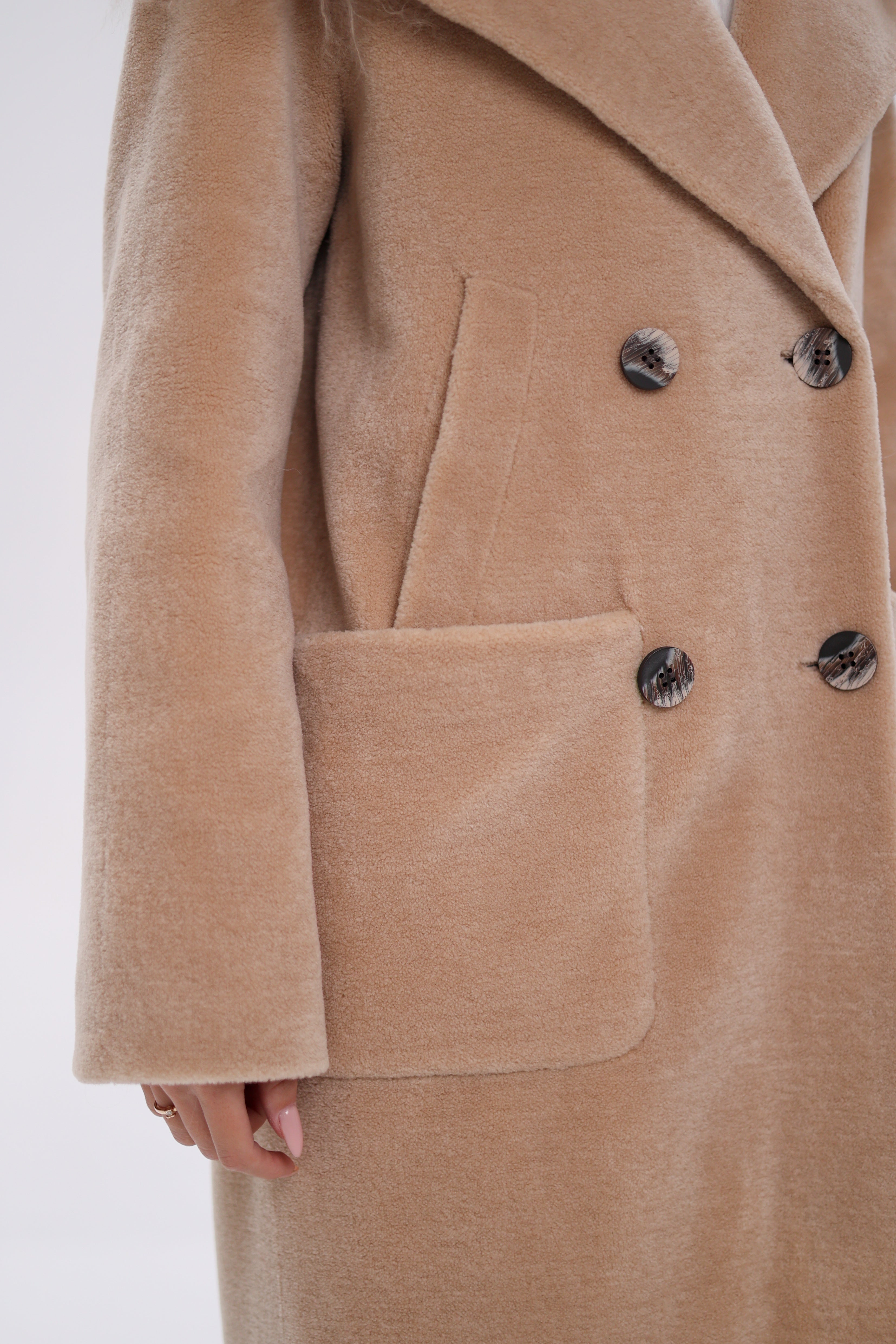 Genuine Lama Fur Virgin Wool Coat Alaska® Outerwear Company