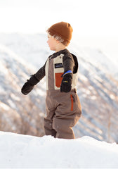Waterproof Snow bib for youth and toddler Keep the Littles Wild