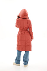 Genuine Silver Fox Fur Trim Down Coat Alaska® Outerwear Company