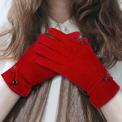 Genuine Leather Gloves Family Shopolf