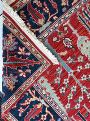 Handwoven Soumak Multicolor Wool Area Rug – 8’ x 10’ Rugistan