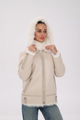 ⇆ Reversible Hooded Wool Blend Jacket Alaska® Outerwear Company