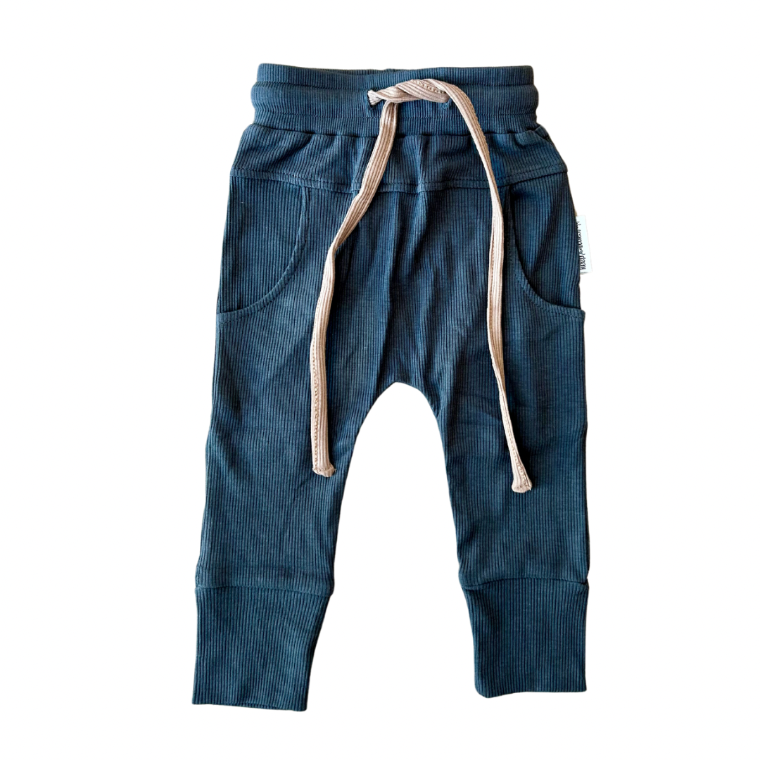 Ribbed bamboo joggers Keep the Littles Wild