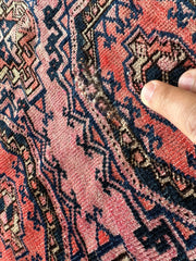 Saryk Turkmen Trapping Torba – 53″ x 25″ Rugistan