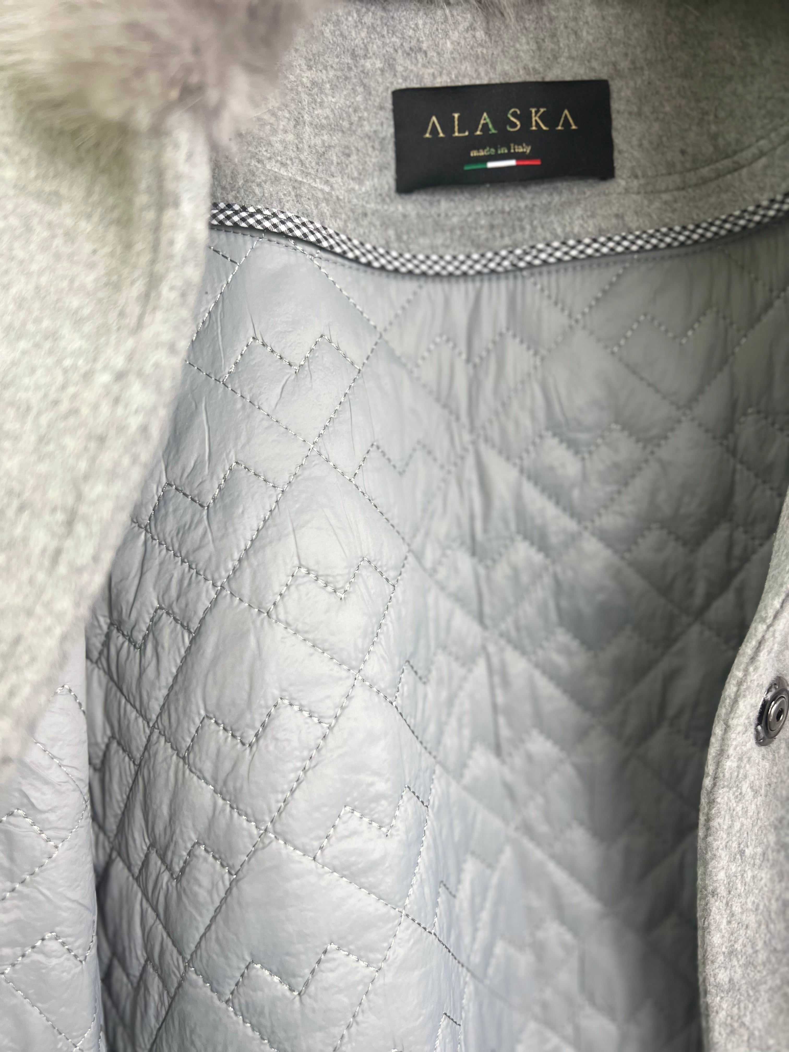 Genuine Scandinavian Mink Fur Virgin Wool Coat Alaska® Outerwear Company