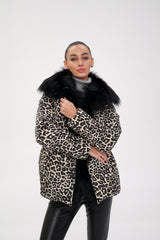 Genuine Polar Fox Leopard Luxe Down Parka Alaska® Outerwear Company