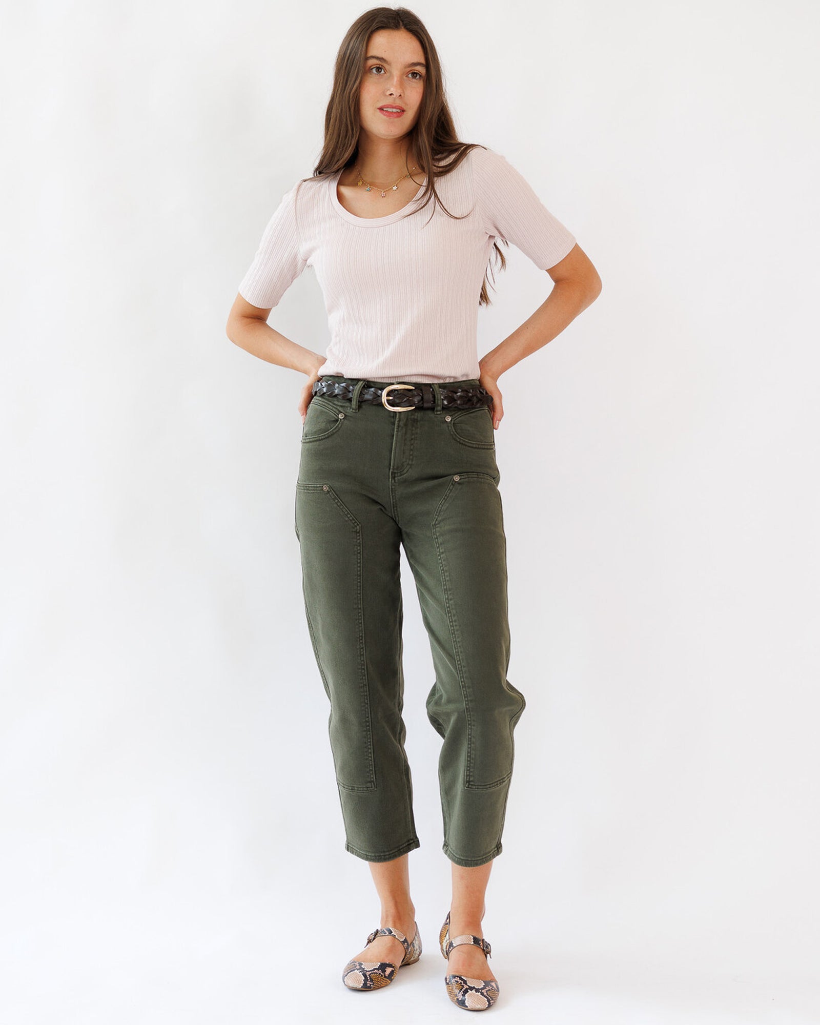 Pointelle Perfection Tee Downeast