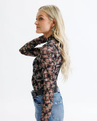 Floral Lace Layering Top