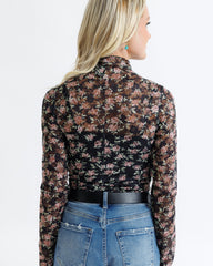 Floral Lace Layering Top