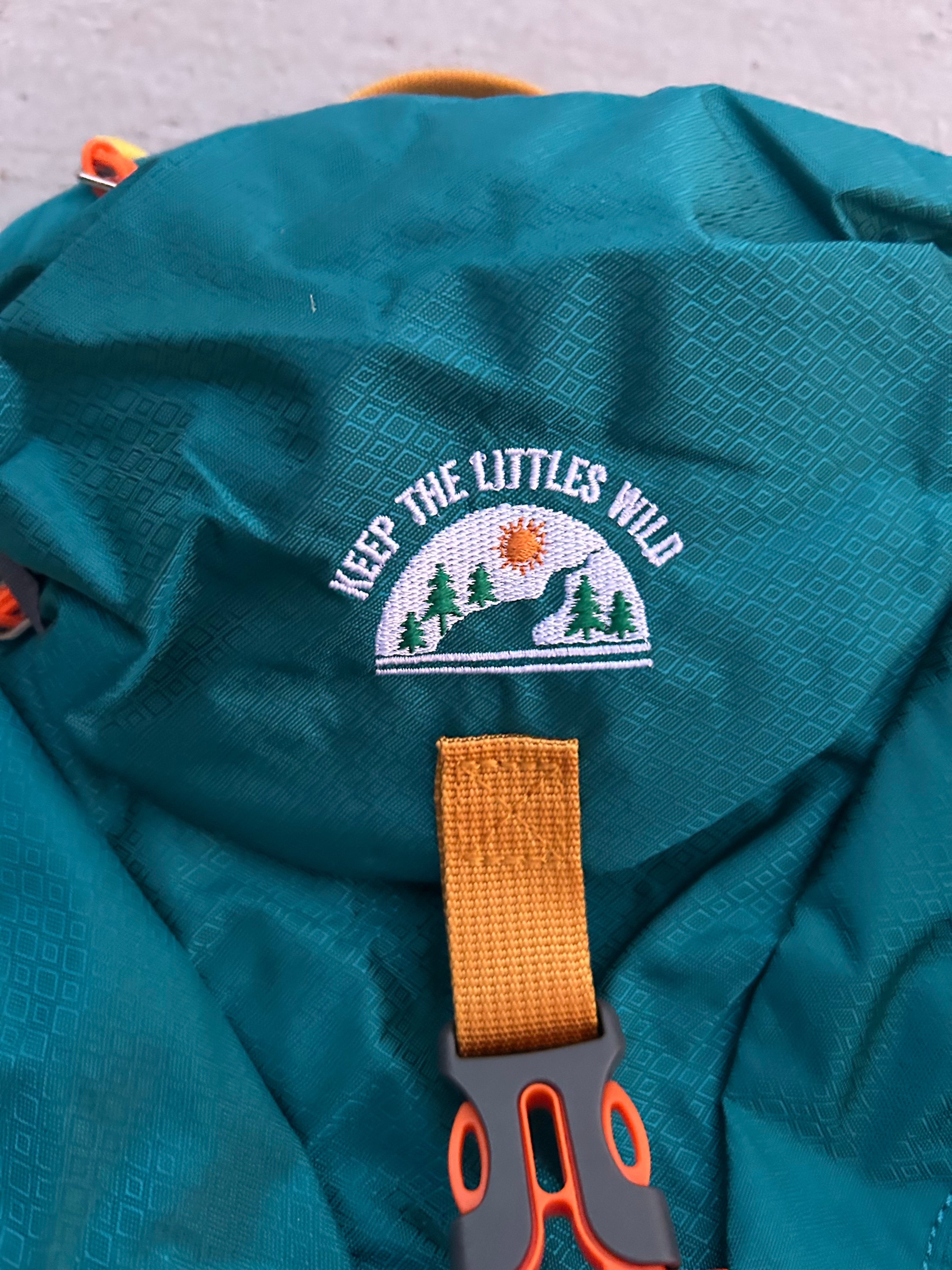 Kid’s (Ages 2 to 7) Teal Hiking Pack - Water Bladder System Backpack for Young Hikers Keep the Littles Wild