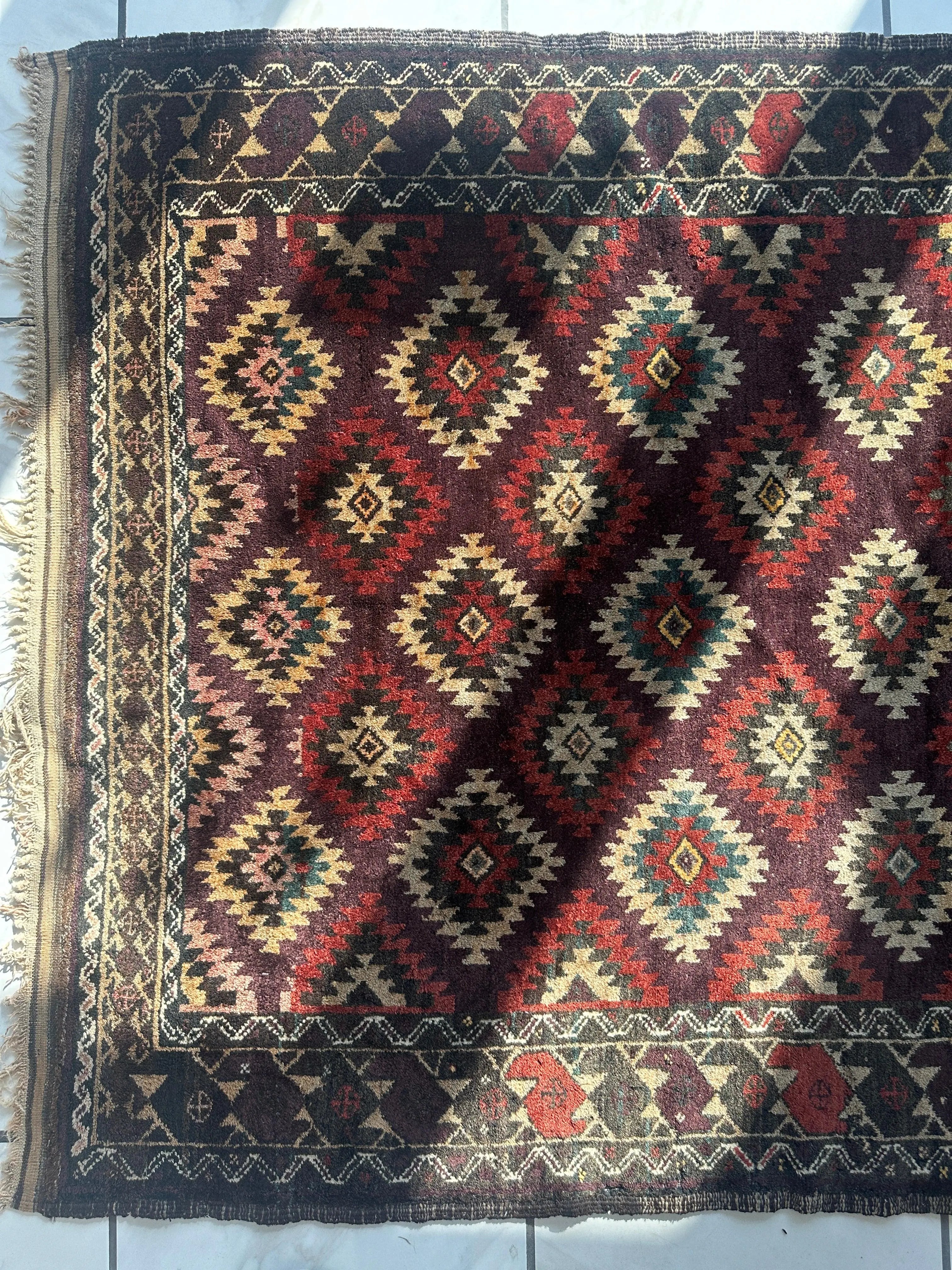 Antique 1900’s Tribal Baluch Wool Rug 4’5” x 8’6” Rugistan