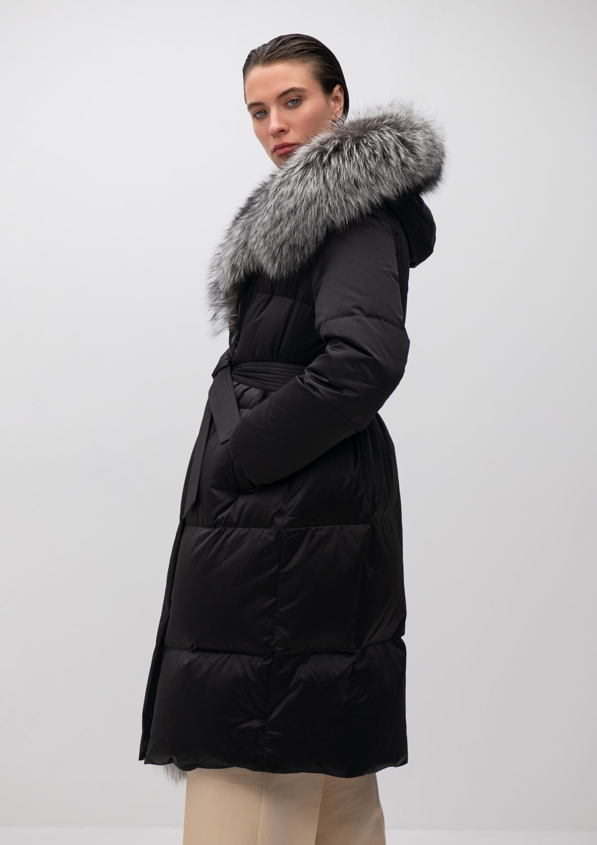 Charlotte Genuine Silver Fox Down Parka Alaska® Outerwear Company
