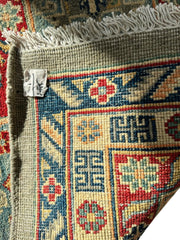 Hand-Knotted Afghani Kazak Wool Rug 8’11” x 11’10” Rugistan