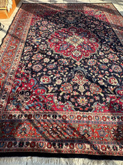 Persian Mashhad Hand Knotted Wool Area Rug 9’9” x 13’3” Rugistan