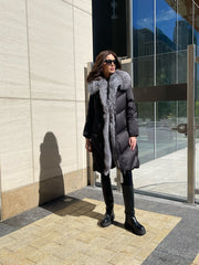 Amandine Genuine Silver Fox Down Parka Alaska® Outerwear Company