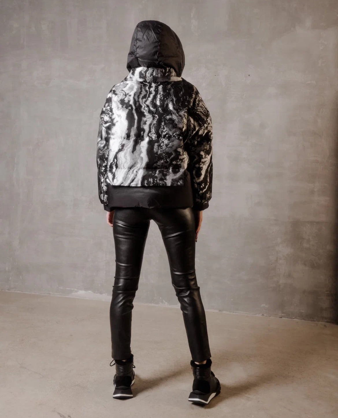 Marble Jacquard Down Fill Coat Alaska® Outerwear Company