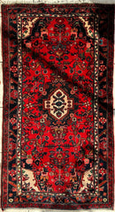Hand-knotted Persian Hamadan wool Rug 3’8” x 6’4” Rugistan