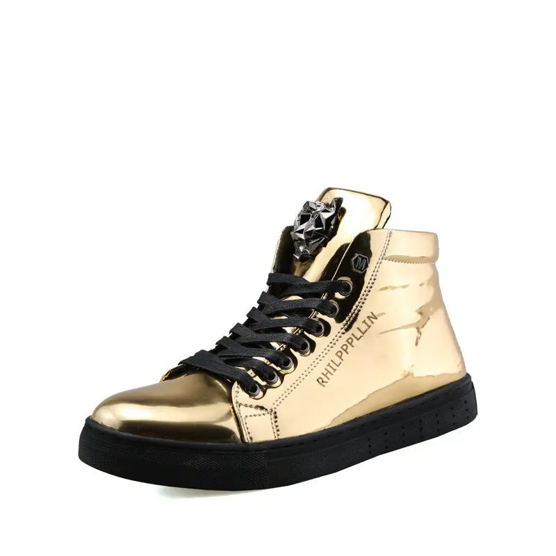 Men's British High-Top Boots Family Shopolf