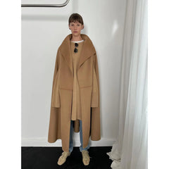 Loose Wool Coat Family Shopolf