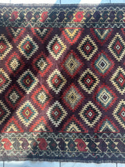Antique 1900’s Tribal Baluch Wool Rug 4’5” x 8’6” Rugistan