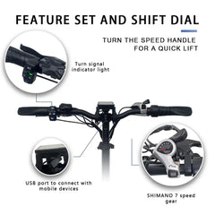 At20 Eletric Fat Bike 10AH/15AH/20AH 48V 750W Up To 45km/h