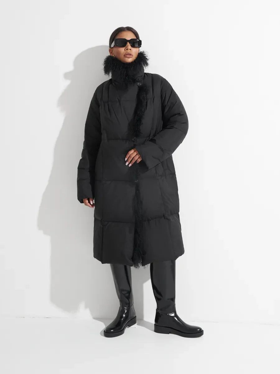 Genuine Lama Fur Premium Down Coat Alaska® Outerwear Company