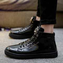 Men's British High-Top Boots Family Shopolf