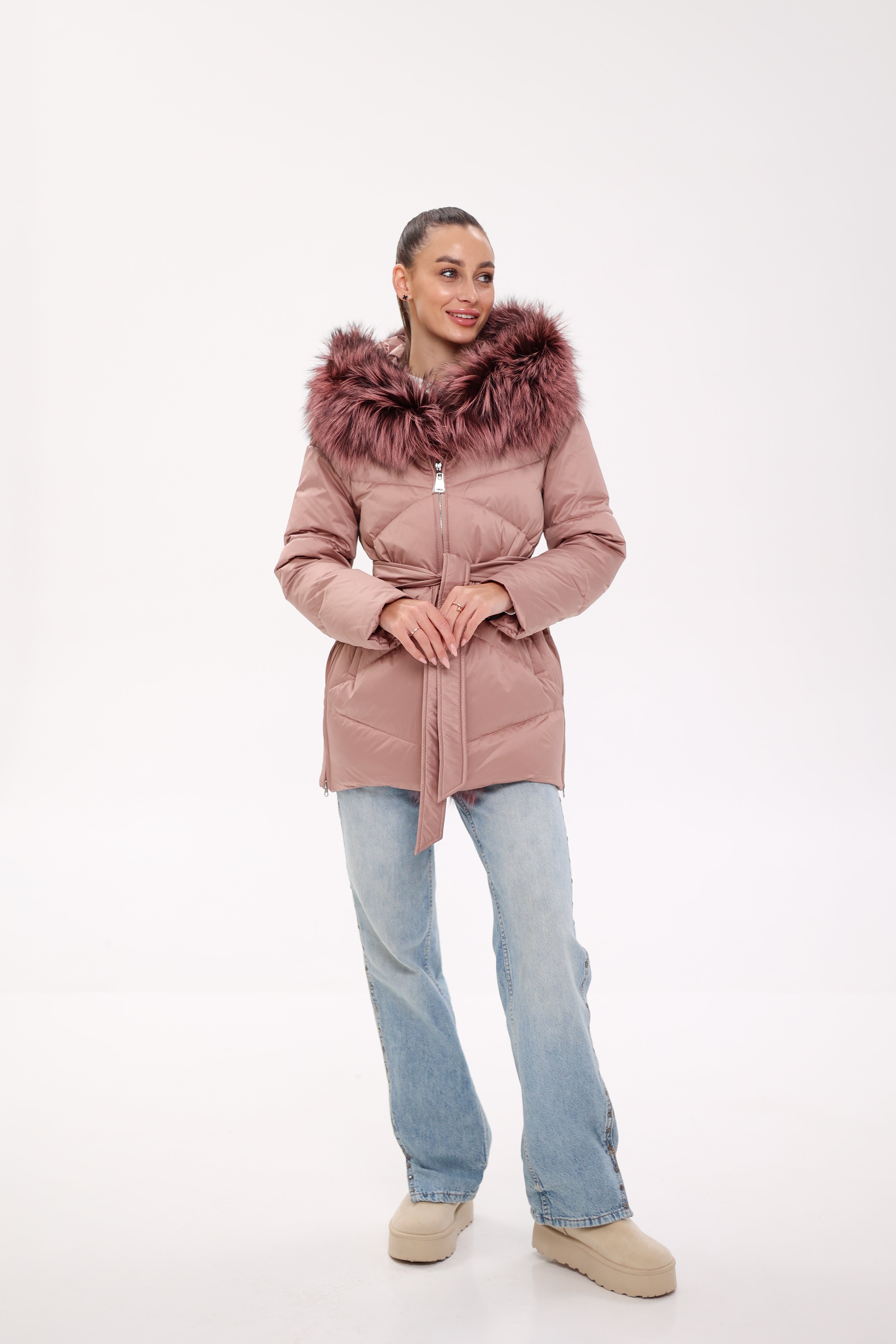 Genuine Silver Fox Fur Trim Down Insulated Parka Alaska® Outerwear Company