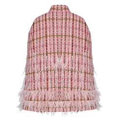 Cape-like woolen coat Family Shopolf