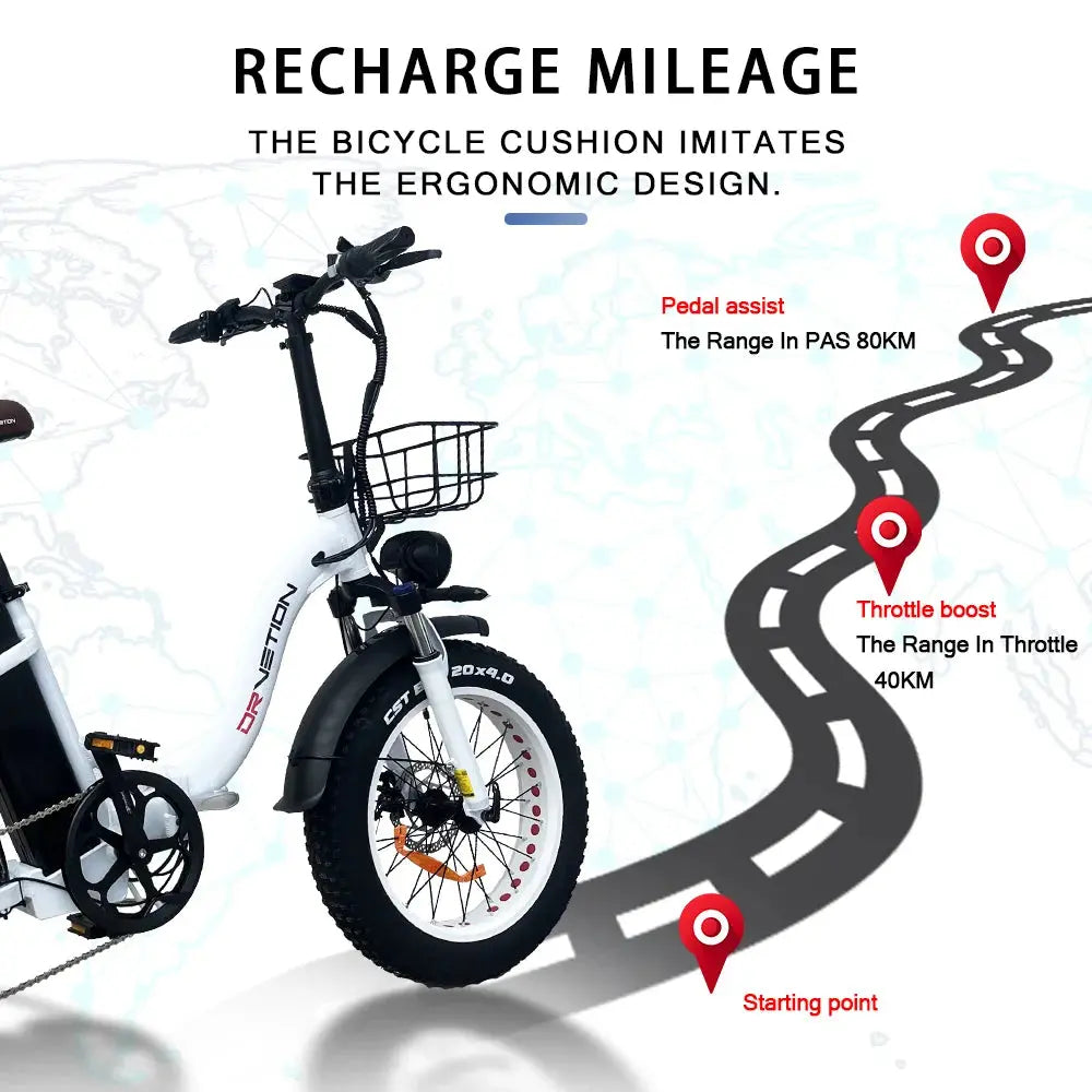 Electric Bike CT20 | Powerful, Efficient, and Stylish Commuter Bike