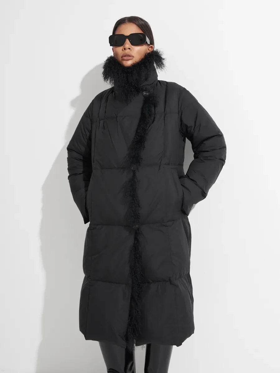 Genuine Lama Fur Premium Down Coat Alaska® Outerwear Company