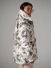 Monochrome Jacquard Down Fill Coat Alaska® Outerwear Company