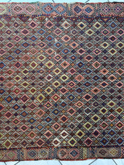 Antique Turkish Jajim Wool Rug 5’6” x 14’5” Rugistan