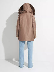 Genuine Polar Fox Fur Trim Rabbit Fur Insulated Parka Alaska® Outerwear Company