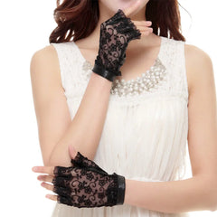 Lace Mesh Gloves Family Shopolf