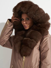 Genuine Polar Fox Fur Trim Rabbit Fur Insulated Parka Alaska® Outerwear Company