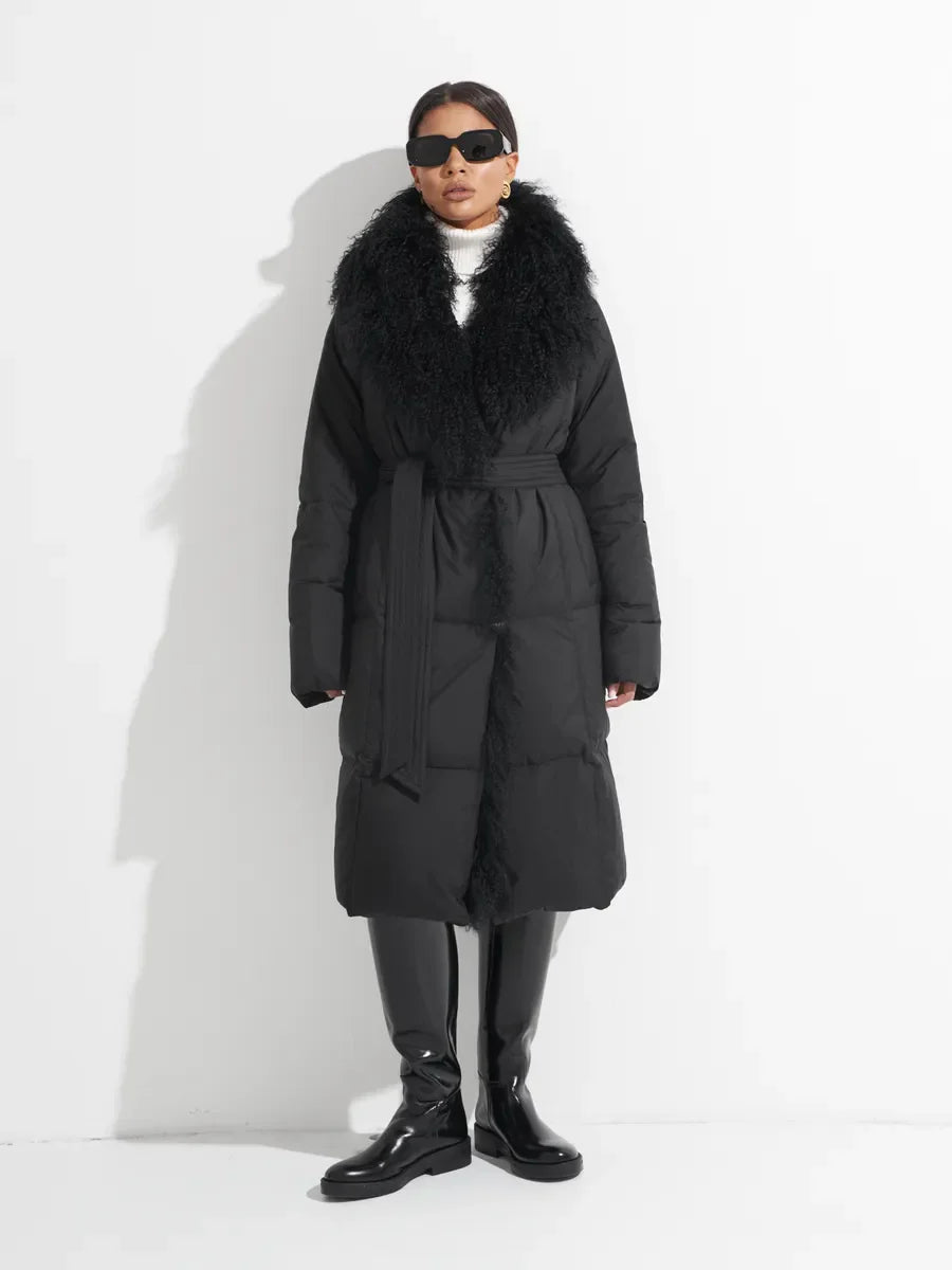 Genuine Lama Fur Premium Down Coat Alaska® Outerwear Company