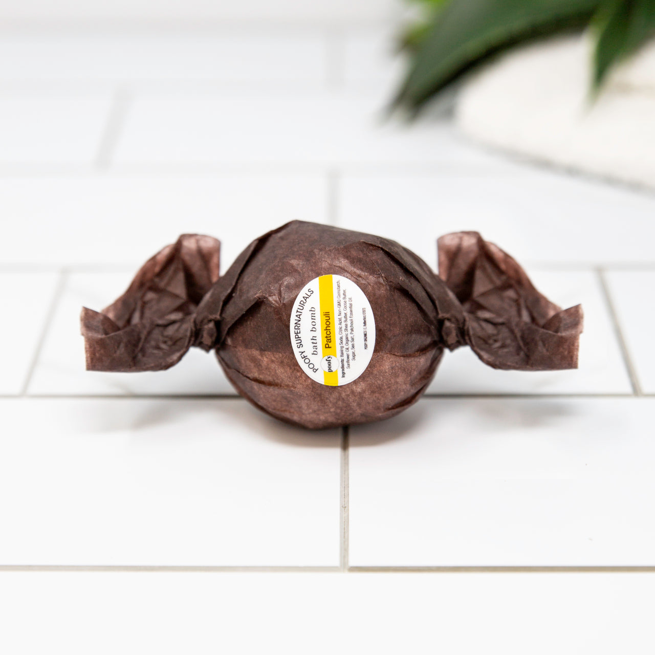 Patchouli Bath Bomb Poofy Organics