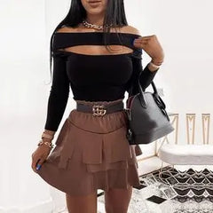 Women's Puffy Short Skirt – Elegant & Playful Look Family Shopolf