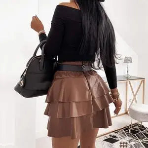 Women's Puffy Short Skirt – Elegant & Playful Look Family Shopolf