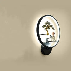 Minimalist Chinese Style Wall Hanging Lamp – Elegant Lighting