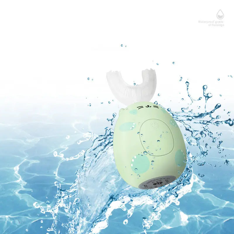 Ultrasonic Soft Silicone Electric Children Toothbrush Family Shopolf
