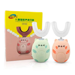 Ultrasonic Soft Silicone Electric Children Toothbrush Family Shopolf