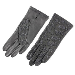 Lace-topped leather gloves Family Shopolf
