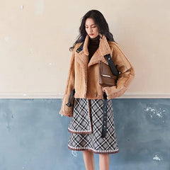 Fringed A-Line Skirt for Women – Trendy and Versatile Family Shopolf