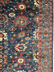 Trasitional Serapi Ghazni Wool Rug – 8' x 10’ – Intricate Floral Design Rugistan