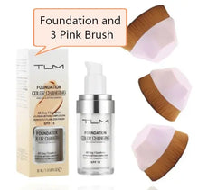 Liquid Foundation with SPF 50, Easy correction of skin tone