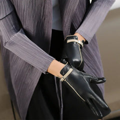 Ladies leather gloves Family Shopolf