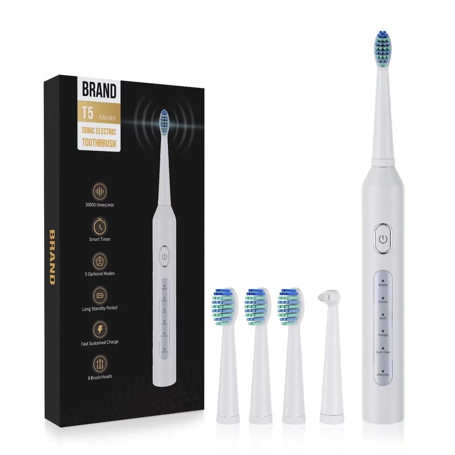 T5 Rechargeable Electric Toothbrush Family Shopolf