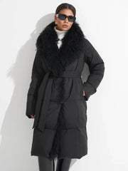 Genuine Lama Fur Premium Down Coat Alaska® Outerwear Company